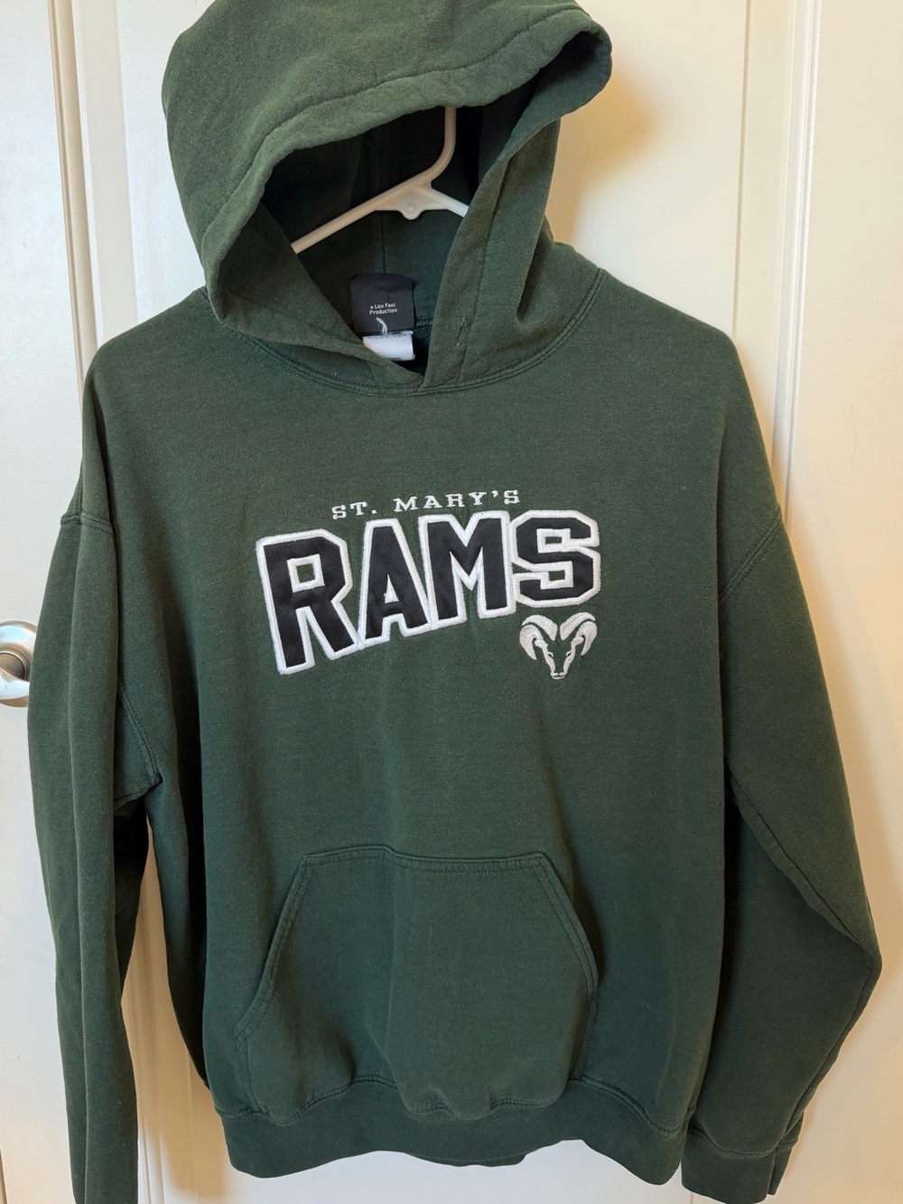 St. Mary’s Rams Green Graphic Pullover Hoodie - Size Medium